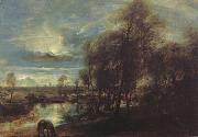 Peter Paul Rubens Sunset Landscape with a Sbepberd and his Flock (mk01) USA oil painting artist